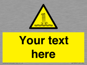 Custom warning artificial waterfall